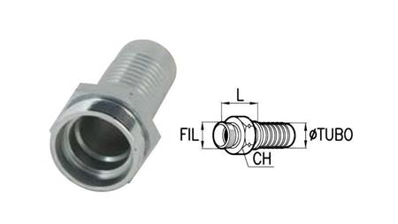 HYDRAULIC FITTING CEL 15 MALE DN12-M22X1,5