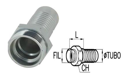 HYDRAULIC FITTING CEL 15 MALE DN12-M22X1,5