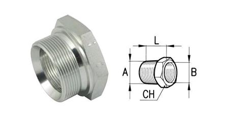 ADAPTER HYDRAULICZNY MĘSKI-KOBIECY 1''-3/4''