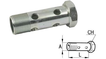 HYDRAULIC BLANK BOLT DOUBLE 1/2