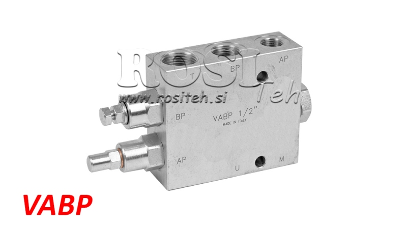 TWO-SPEED VALVE CUBE HI-LO VABP, G 3/4
