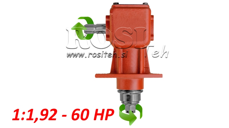 ANGLE GEARBOX LF-140J 1:1.92 (60HP-44KW)