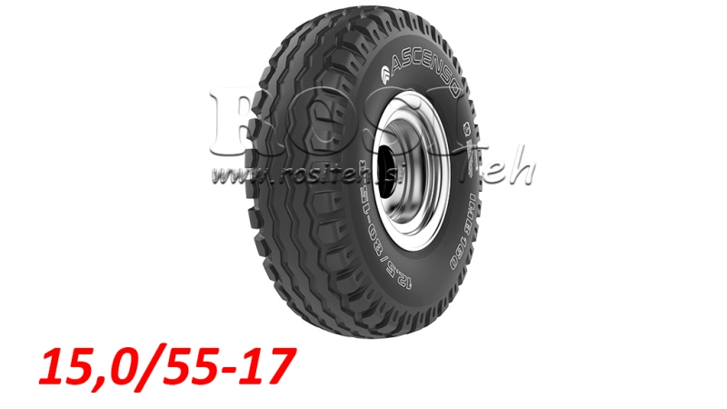 15.0/55-17 TIRE AW909 14PL WITH RIM 13,00X17