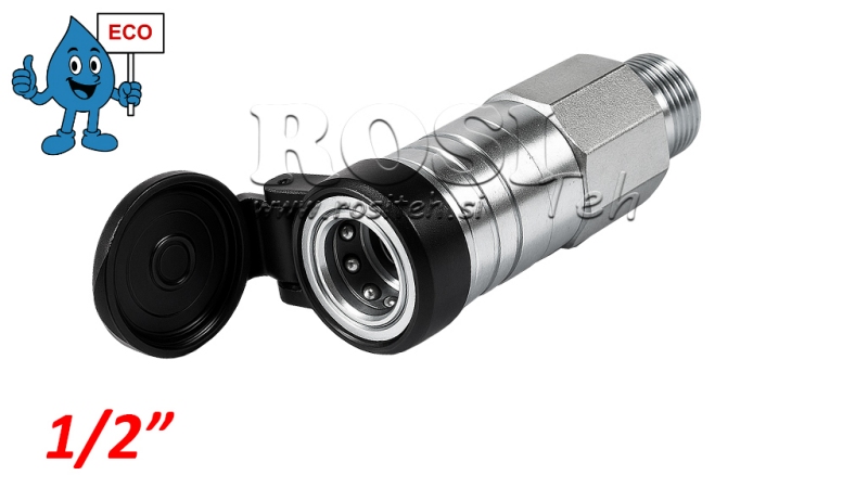 RASK KOBLING TRAKTOR HUNN 3CFPV PUSH - PULL 1/2 - ECO