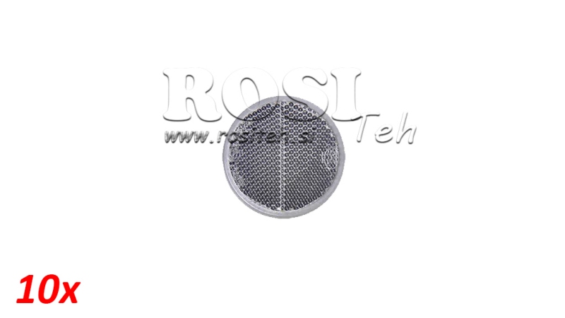 OKROGLI ODSEVNIK fi 60 BELI (10kom)