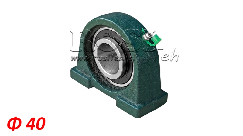 BEARING IN UCPA HOUSING 208 - fi 40mm