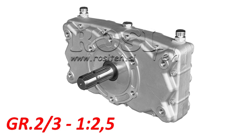 DOUBLE GEARBOX GR.2/3 -1:2,5 MALE