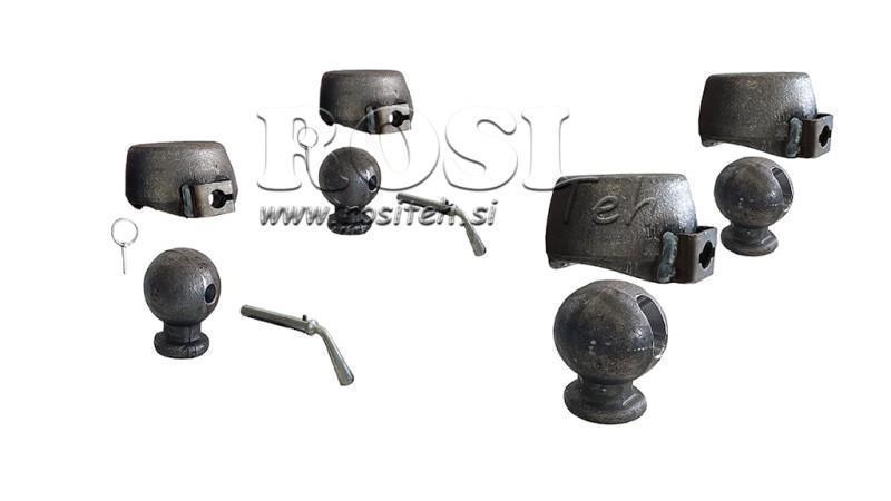 SET OF HOLDERS FOR DUMP TRUCK BOX FI78