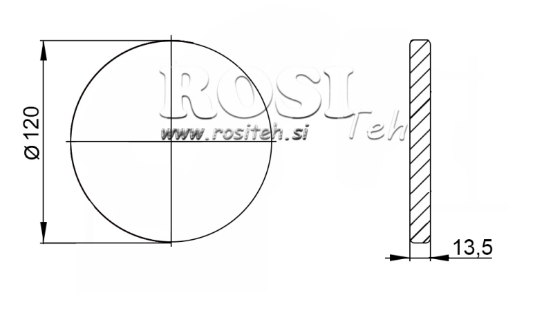 ADAPTATEUR P.T.O. AVEC FLANGE 1 3/8