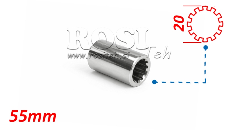 KARDANSKI NASTAVEK PUŠA 20x17-z12