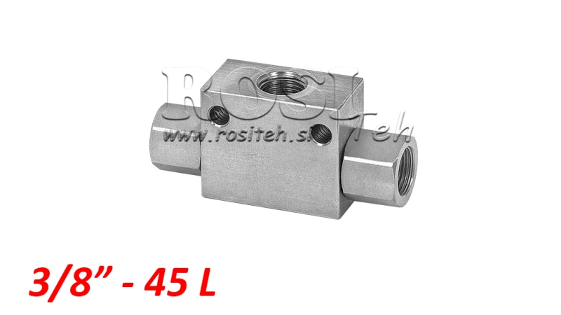 DRUKSCHAKELAAR KLEP 3/8 45 LIT