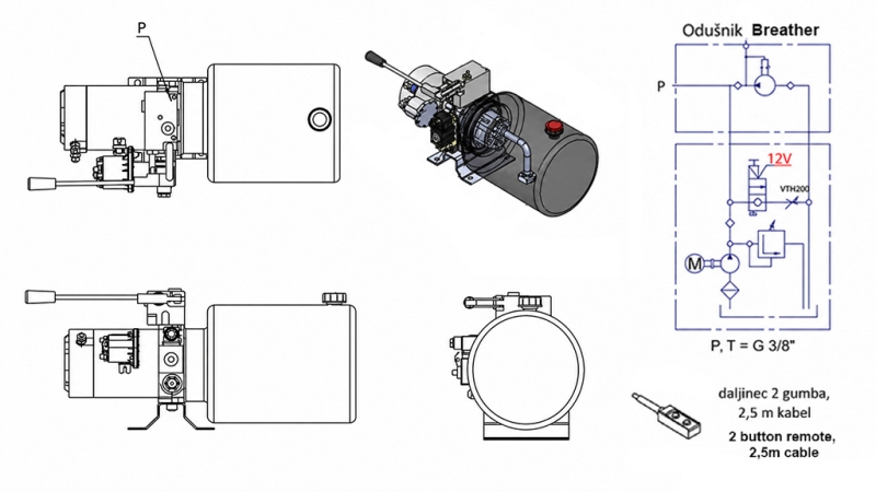 POMPE MANUELLE POUR MINI CENTRALE HYDRAULIQUE