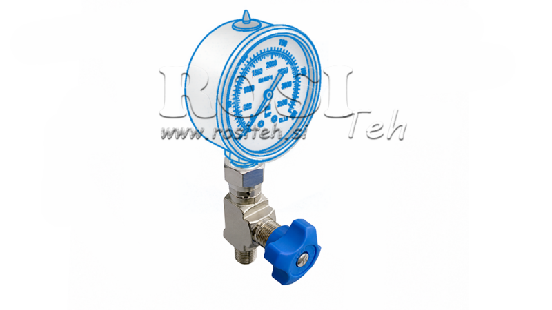 HYDRAULIC VALVE FOR MANOMETER