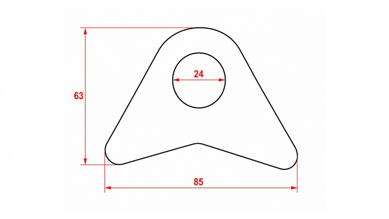 EURO HOOK FOR TRACTOR LINKAGE - FIXED
