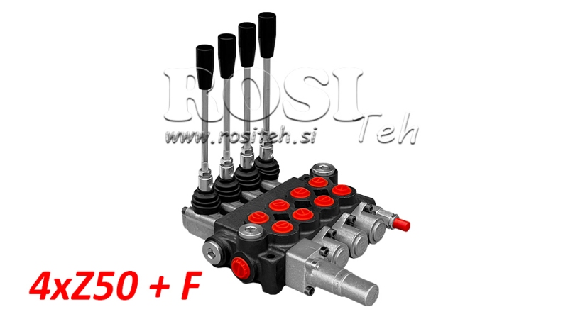HIDRAVLIČNI VENTIL 4xZ50 + PLAVAJOČ