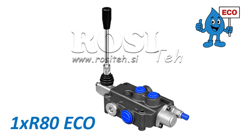 HYDRAULIC MANUAL VALVE – 1-SECTION DIRECTIONAL CONTROL VALVE 1xR80 ECO