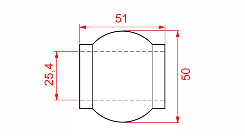 BALL FOR TOP LINK 50/25.4