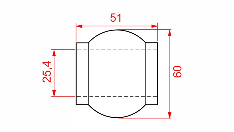 BALL FOR TOP LINK 60/25.4
