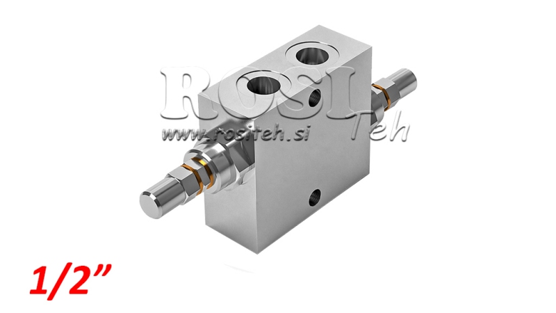 ΥΔΡΑΥΛΙΚΟΣ ΡΥΘΜΙΣΤΗΣ ΠΙΕΣΗΣ ΔΙΠΛΟΣ VAU 1/2 10-180 BAR