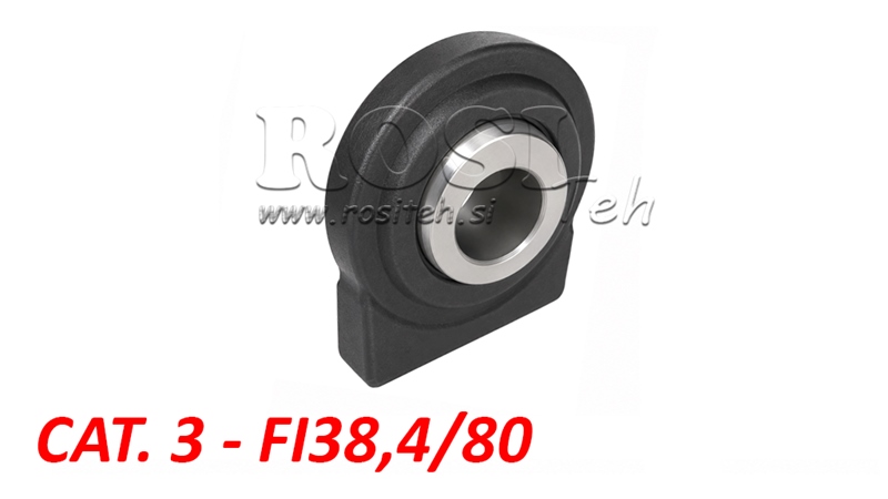 WELDING EYE BEARING - PLATE JOINT CAT.3 Φ38.4/80