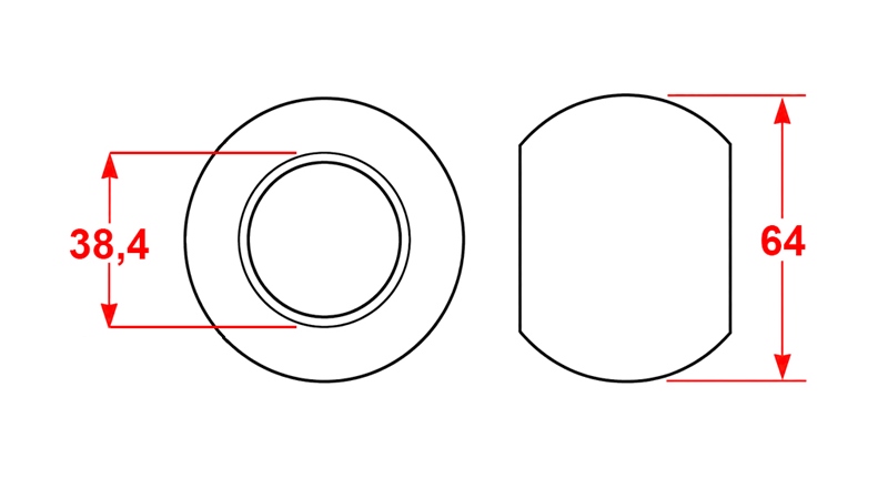 BALL FOR AUTOMATIC HOOK  CAT.3 64/38.4