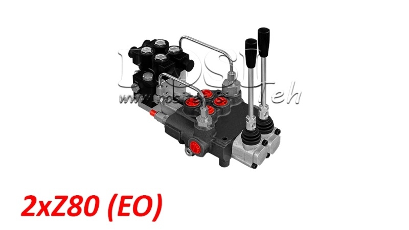 ELEKTRO-MANUELLES HYDRAULISCHES MONOBLOCKVENTIL 2xZ80