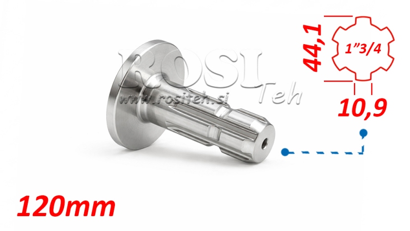 P.T.O. ADAPTERI FLANGE 1 3/4 L120