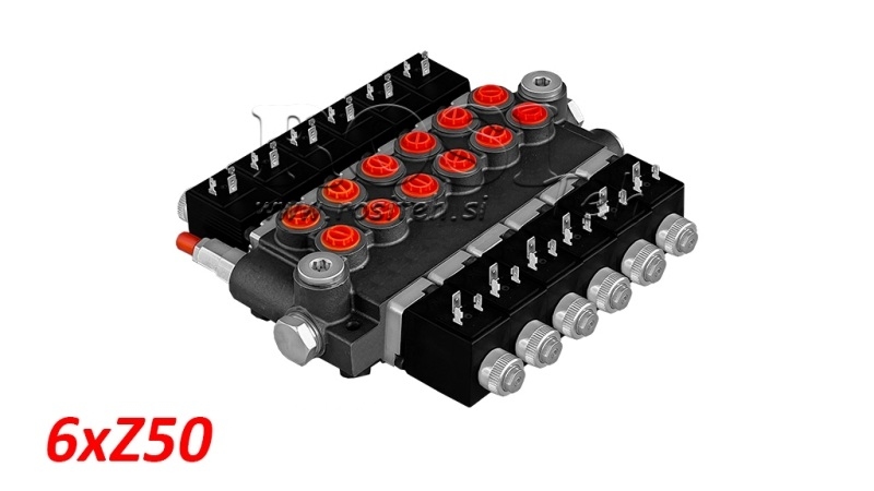ELECTRO-HYDRAULIC MONOBLOCK VALVE 6xZ50
