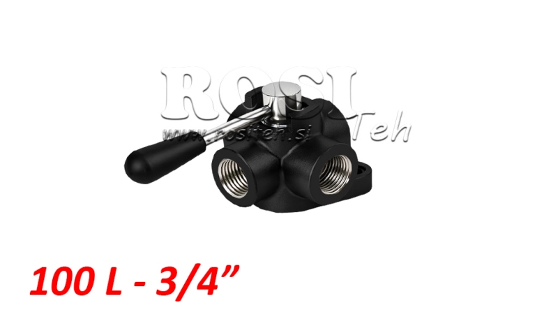 ΧΕΙΡΟΚΙΝΗΤΗ ΒΑΛΒΙΔΑ 4 ΔΙΑΔΡΟΜΩΝ IF 3/4 - 100LIT