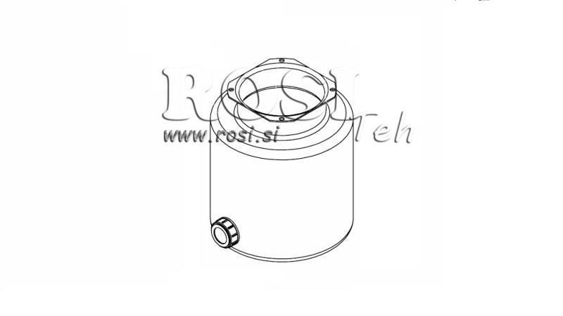 METALL RESERVOAR RULL PP 6 LITER HORIZONTAL-VERTIKAL