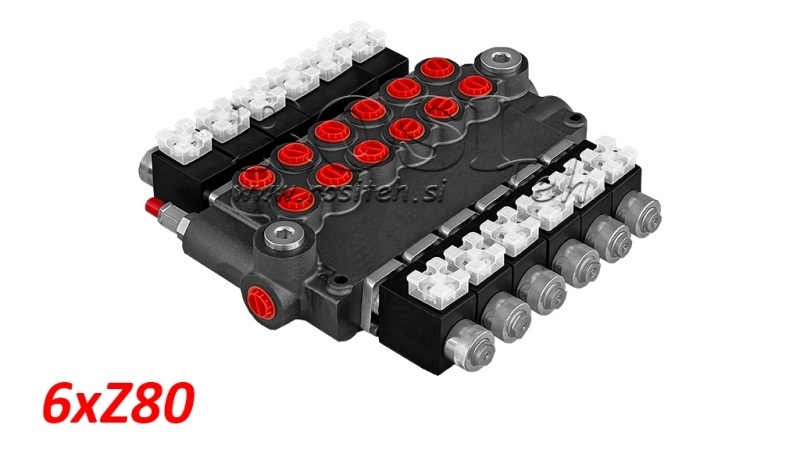 ELEKTROHYDRAULISK MONOBLOCKVENTIL 6xZ80