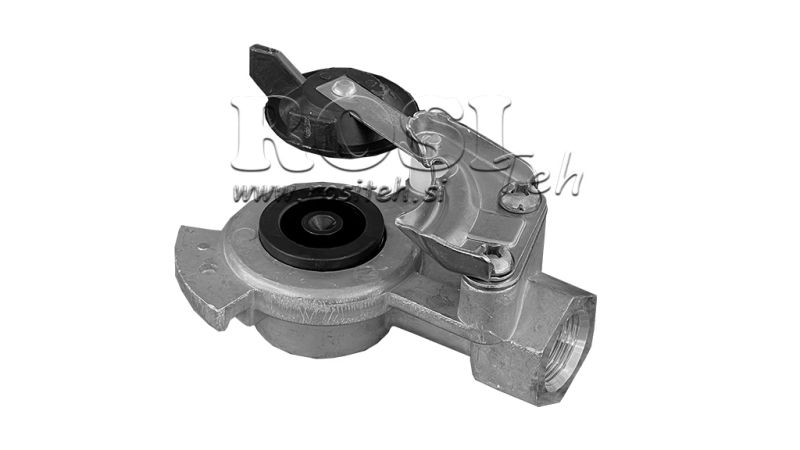 HITRA SPOJKA MOŠKA ZA ZRAK ČRNA Z VENTILOM