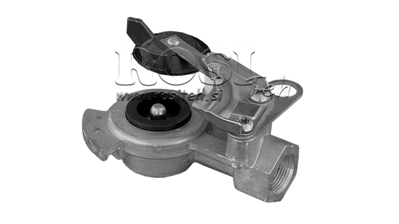 QUICK COUPLING MALE FOR AIR BLACK