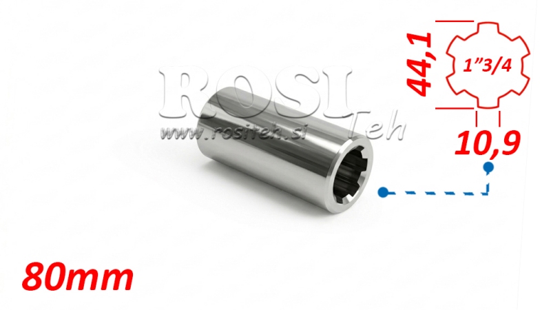 KARDANSKI NASTAVEK PUŠA 1-3/4 L=80