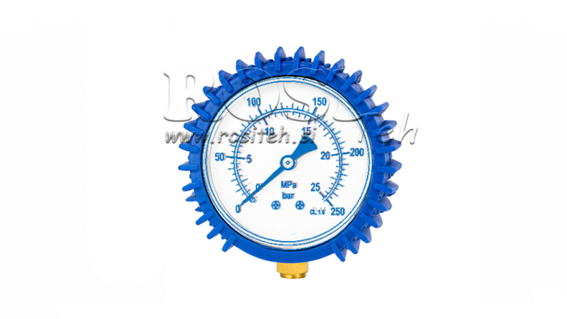 PROTECTIVE RUBBER FOR MANOMETER DN63 - BLUE