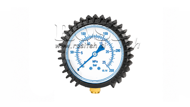 PROTECTIVE RUBBER FOR MANOMETER DN63 - BLACK