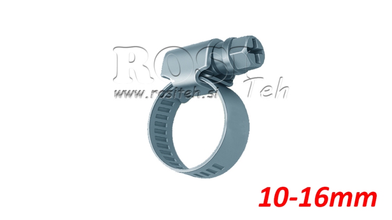 9MM- SCREW HOSE CLAMP 10-16MM