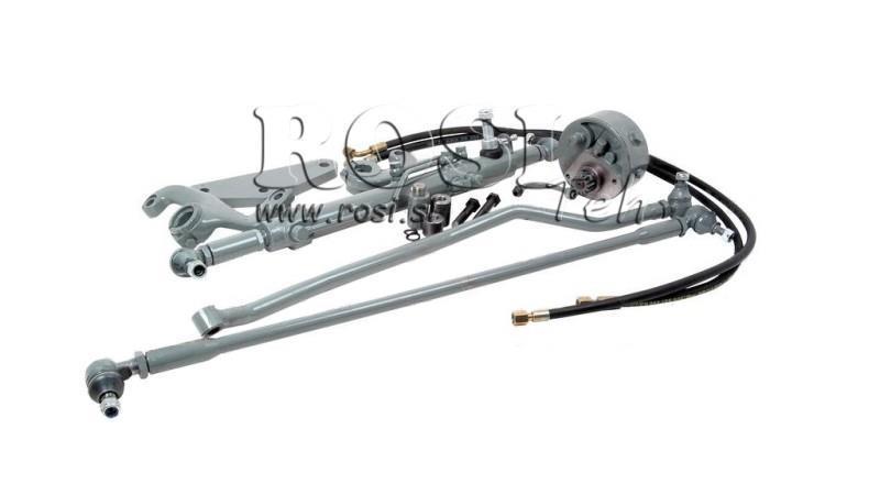 AUXILIARY HYDRAULIC STEERING SET MASSEY FERGUSON 135 - Flat Axle Org.Type
