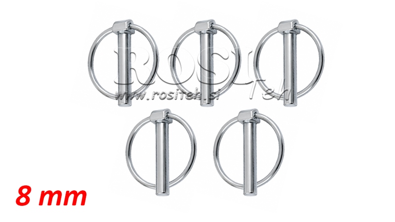 COMPLETE SAFETY CLIPS CIRCULAR Φ 8.0 MM (5PCS)
