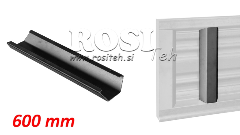 SIDE RAIL FOR TRAILER SIDE PANELS - 600 MM