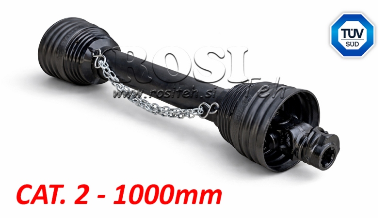 CE SERTIFIKUOTAS KARDANO VELENAS PROFI LINE KAT.2 ILGIS 1000mm