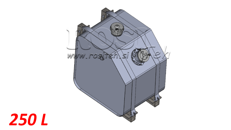 METAL TANK TOP 250 LIT 600X600X800MM