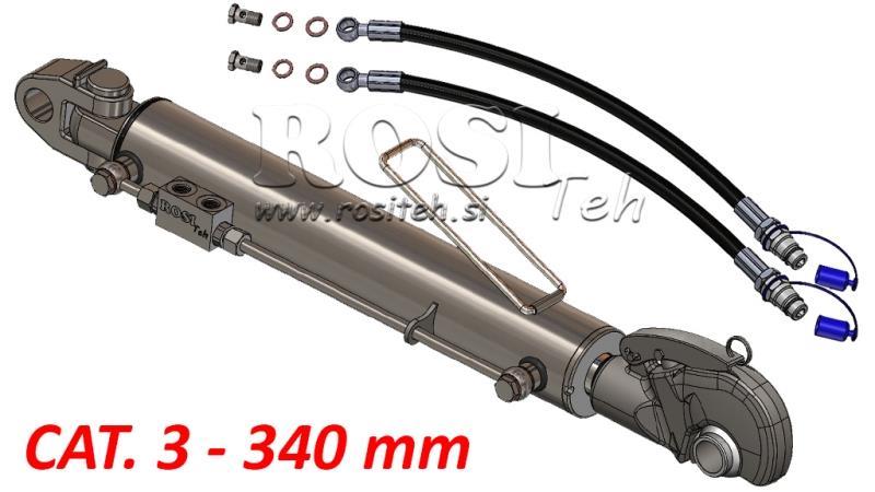 HYDRAULIC TOP LINK SPECIAL - CAT. 3 - 80/40-340 (90-210 HP) (32,2 mm)