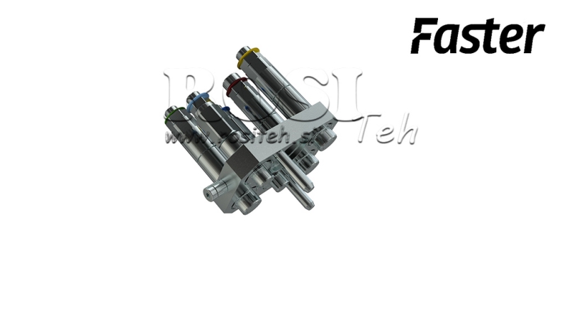MULTI-FASTER COUPLING 3PLK 5WAY BSP 3×3/8 2×9/16 MOBILE PART