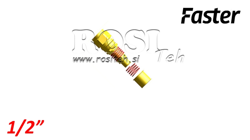 FEMALE QUICK COUPLING FOR MULTI-FASTER 1/2 FIXED PART