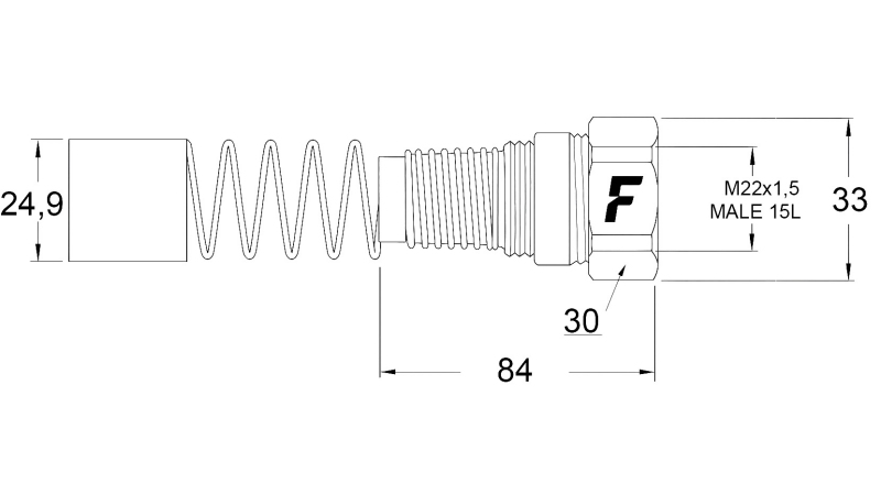 FEMALE QUICK COUPLING FOR MULTI-FASTER 1/2 FIXED PART