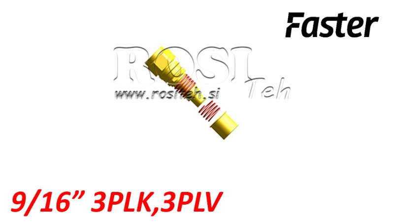 FEMALE QUICK COUPLING FOR MULTI-FASTER 9/16 3PLK,3PLV FIXED PART