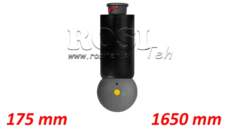 TELESCOPIC CYLINDER - MEILLER KIPPER 5 EXTENSIONS 175MM - 15 TON STROKE 1650MM