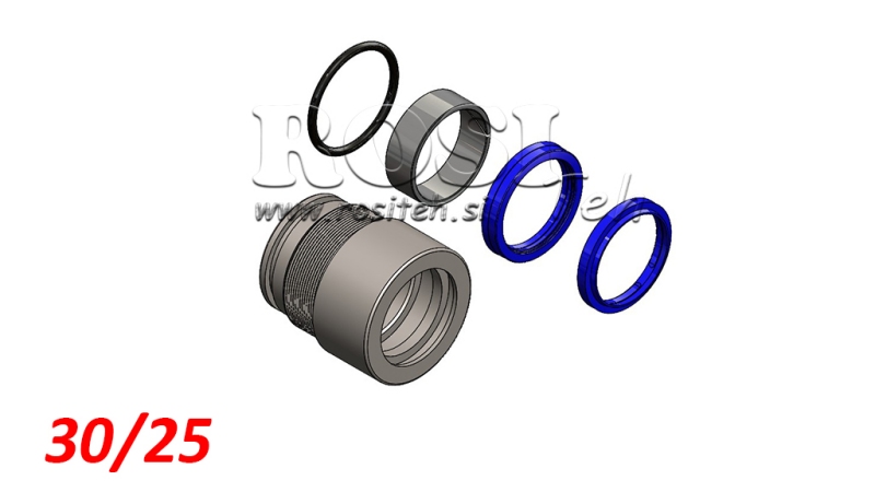 SEAL KIT FOR HYDRAULIC CYLINDER MONO 30/25