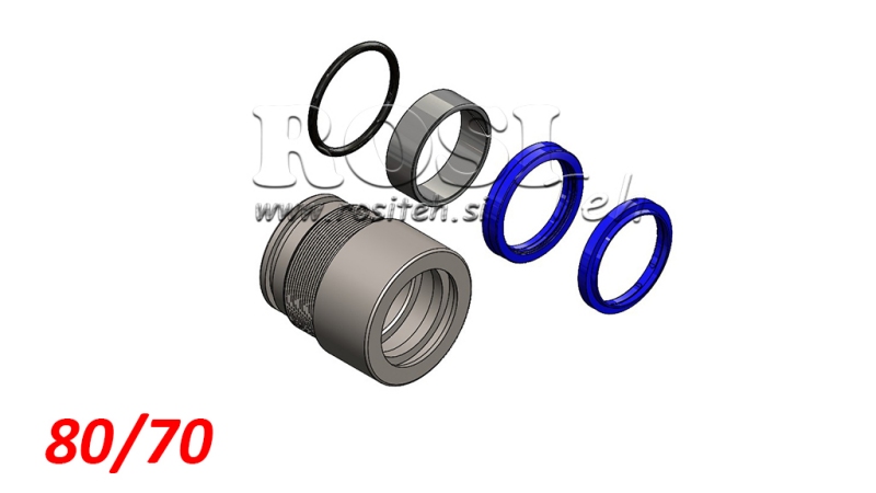 HÜDROSILINDRI TIHENDIKOMPLEKT MONO 80/70